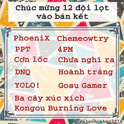 Ấn tượng vòng loại cuộc thi học thuật "Cơn Lốc Hóa Học" lần thứ IX năm 2016